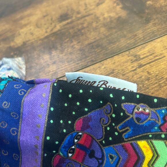 Vintage Laurel Burch Dogs Doggies Canine Family Small Tote Bag Purse NWT LB2073 - Picture 5 of 13